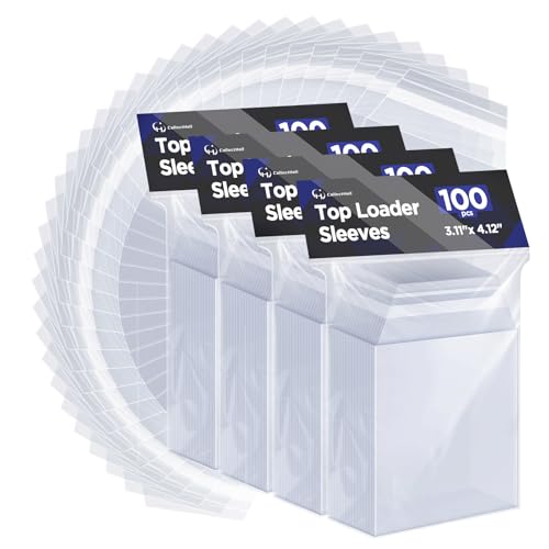 400 Pack Top Loader Card Sleeves Bulk Protectors for Trading Cards