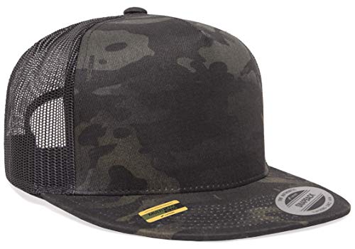 Yupoong Unisex YP Classics Multicam Trucker Hat, Multicam Black, One Size