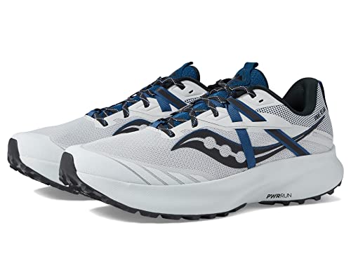 Saucony Mens Ride 15 TR Trail Running Shoes - 12.5 Fog Twilight
