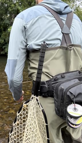 Broder Magnetic Net Clip for Fly Fishing Nets - Quick Access Net Holder