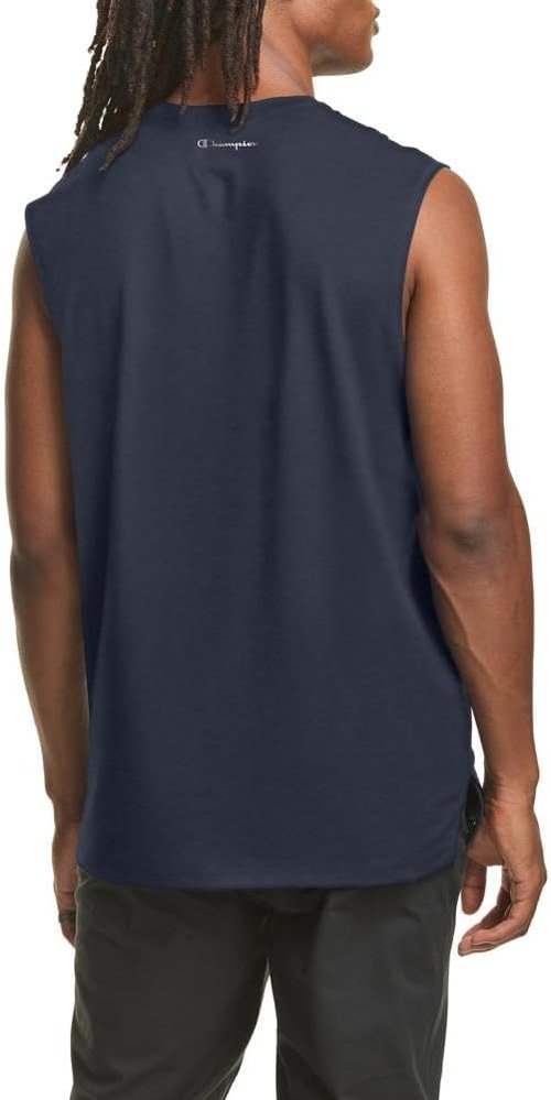 Champion Men's Sleeveless Muscle T-Shirt - Sporty Tank Top for Active Lifestyle | Reg. & Big & Tall Sizes