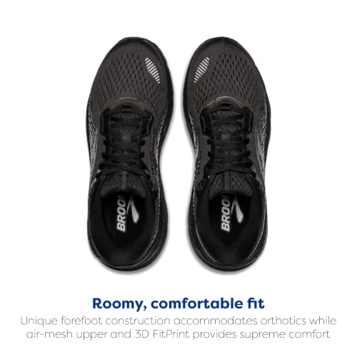 Brooks Men's Addiction GTS 15 Running Shoe - Black/Black/Ebony, Size 13