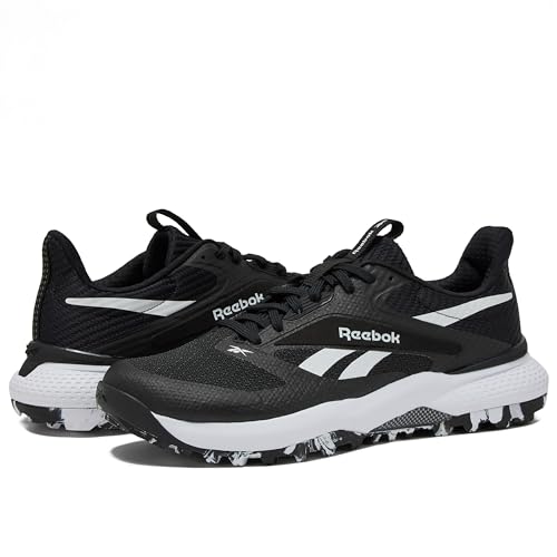 Reebok Nano Golf Spikeless Mens Golf Shoes - Black & White, Size 10