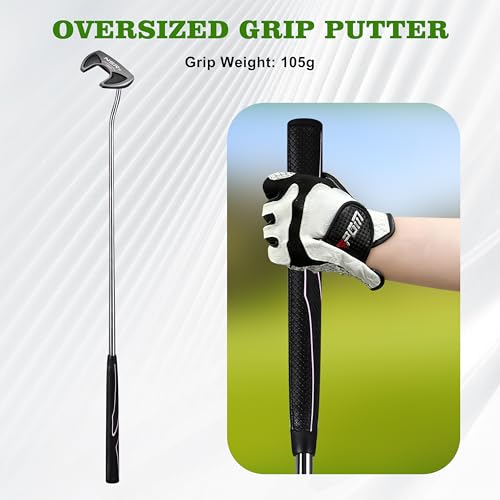 PGM Women's 33-Inch Black Golf Putter with Alignment Aid & Ball Pick Up