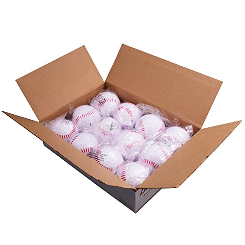Baden 12-Pack Dimpled Baseballs for Pitching Machines & Training