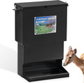50lb Metal Deer Feeder with Weather-Resistant Lid and Easy Installation