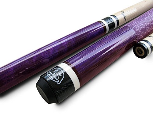 Champion ST Irish Wrap Pool Cue - Purple Maple Shaft, 19 oz, Purple Fury Case
