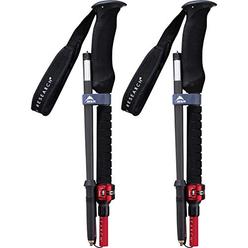MSR DynaLock Ascent Folding Carbon Hiking Poles - Small, Ultralight, Adjustable