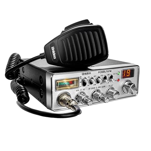 Uniden PC68LTXFM 40-Channel CB Radio with Dual AM/FM, Instant Channel 9