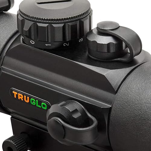 TRUGLO Red Dot Crossbow Sight - 30mm Traditional Scope with Adjustable Brightness