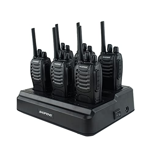 BAOFENG Walkie Talkies BF-88A 6-Pack License-Free Two-Way Radios with USB-C Charger