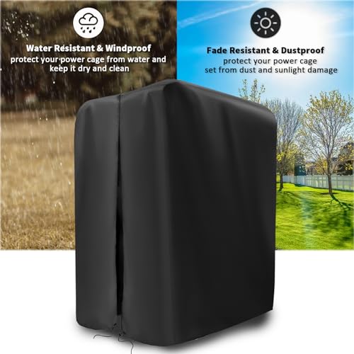 64W x 68D x 82.5H Waterproof Gym Rack Cover for Home & Commercial Equipment