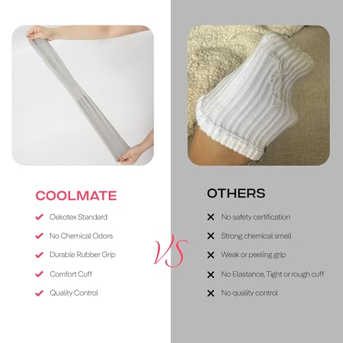 CoolMate Women's Slouch Crew Socks - 3 Pairs Brown Light Beige Variations