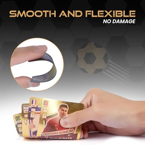 Multicolor Soccer Cards Set - 33 Unique Greatest Soccer Playing Cards - Pack of 3