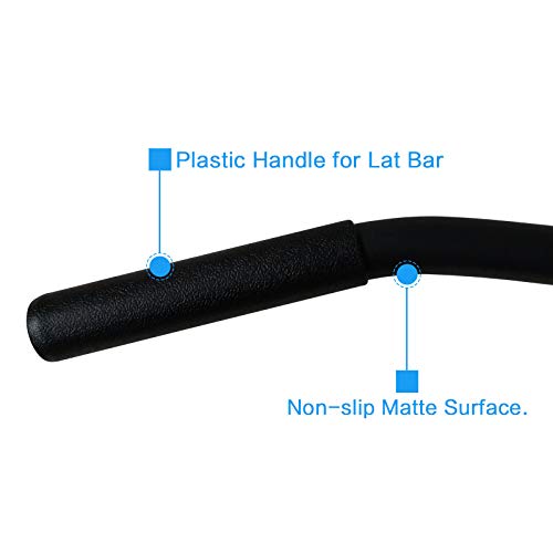 39 Inch Wide Grip Lat Pulldown Bar for Cable Machine - Non-slip Handle, Home Gym Fitness Equipment