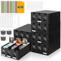 18000+ Card Storage Box Bulk Set with Dividers Labels Tape - Organize Trading Cards