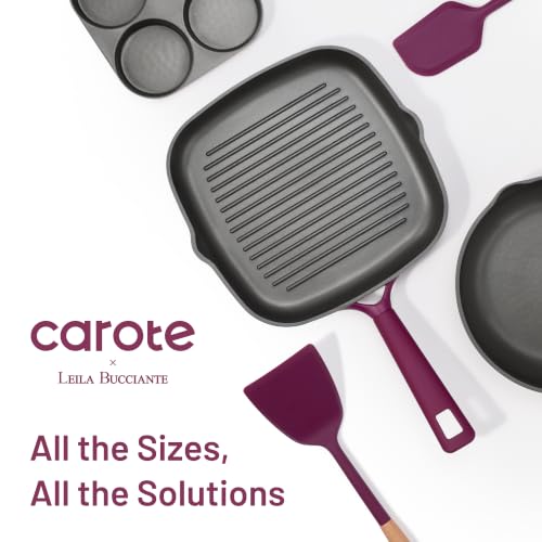 Purple 31-Piece Nonstick Cookware Set with Titanium Coating & Lids