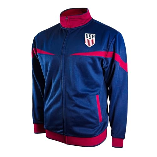 Icon Sports Officially Licensed US Soccer Federation Fan Pack Blue Small - Jacket, Shirt, Jersey, Scarf & Ball