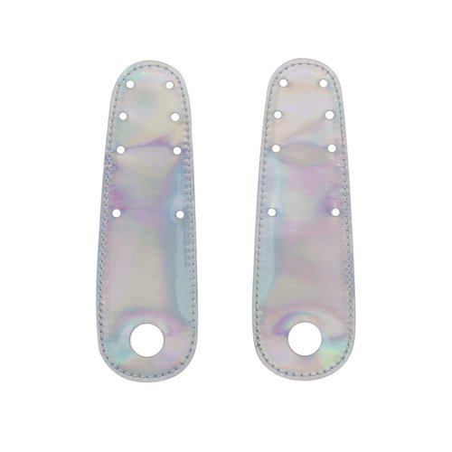 Bont Roller Skates - Holographic Toe Flat Guard Protectors Roller Skate Derby Speed - Pair - Rainbow