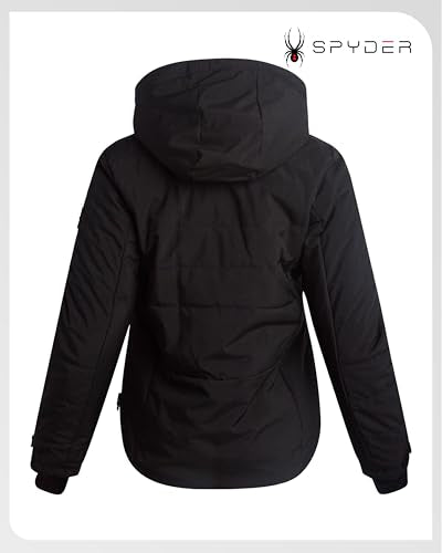 Spyder Women's 3-in-1 Reversible Ski Jacket Medium Black Raven