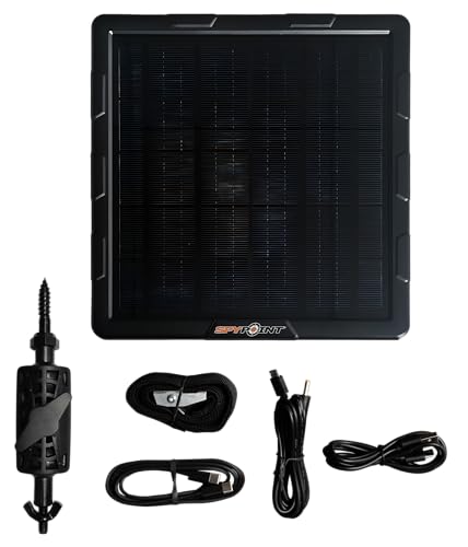SPYPOINT Solar Panel with Internal Battery for Trail & Outdoor Cameras - SPLB-10