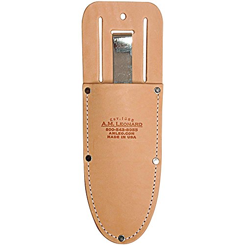 Deluxe Soil Knife with Leather Sheath - 6-Inch Stainless Steel Garden Tool