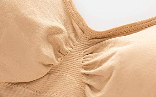 Skiennix Women's Seamless Wire-Free Bra - Comfortable Fit with Removable Pads | All Sizes Available