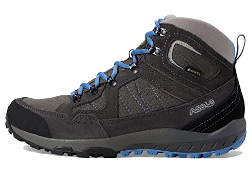 Asolo Landscape GV ML Hiking Shoes - Men's 7.5 Graphite Easy Blue, GORE-TEX®, Vibram Outsole
