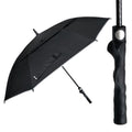 GRIP KING Golf Umbrella + Golf Grip Trainer Double Canopy Vented Windproof Waterproof Automatic Open (62 inch)