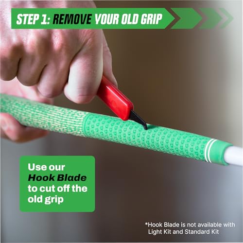 All In One Golf Grip Regripping Kit with Vise, Tape, Solvent & Tools - Professional Quality