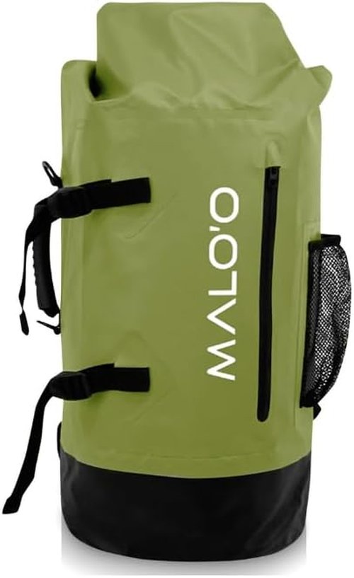 Malo’o 45L Waterproof Dry Bag Backpack - Heavy Duty Roll Top for Fishing, Beach & Outdoor Adventures