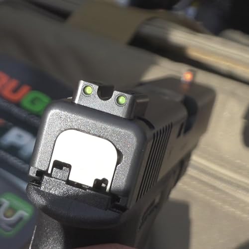 Low Set Handgun Sight - Truglo TFX PRO Night & Fiber Optic Sight