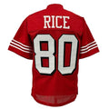 Unisex Red Jerry Rice Jersey with Drop Shadow San Francisco Medium Size