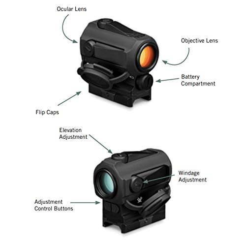 Vortex SPARC Gen II - Black, 2 MOA Dot, Compact & Durable