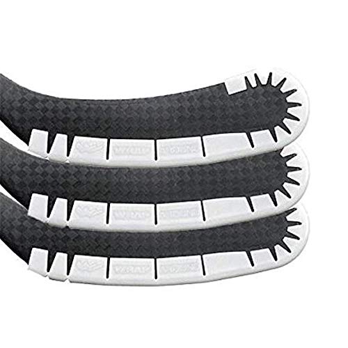 White 3-Pack Hockey Stick Blade Protectors for Off-Ice & Street Training