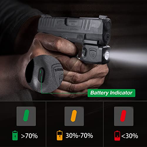 Springfield Hellcat Tactical Light with Kydex Holster - 150 Lumens Mini LED Combo