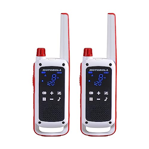 Motorola Solutions T478 Red Cross Two-Way Radio with 35-Mile Range, Rechargeable Emergency Communication Device
