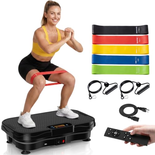 Furaso Vibration Plate for Lymphatic Drainage & Weight Loss - Black