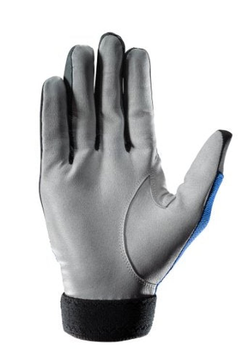 HEAD Leather Racquetball Glove - Sensation Lightweight Breathable Glove for Right & Left Hand - Royal/Black, Left - Large