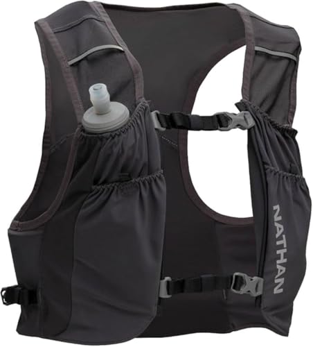 Nathan Pinnacle FeatherLite 1.5L Hydration Vest XX-Small Charcoal Reflective
