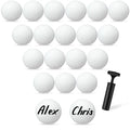 Jexine 36 Pack Mini Inflatable Volleyballs with Pump - 4 Inch Sports Party Decor