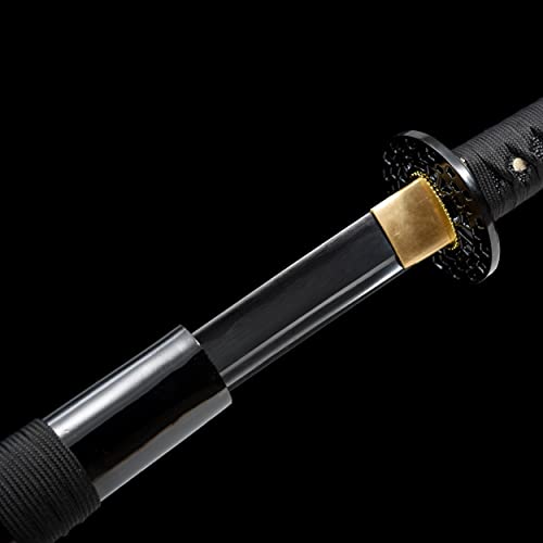 JIHPEN Sword Katana with Scabbard - Legends of the Night Black Custom