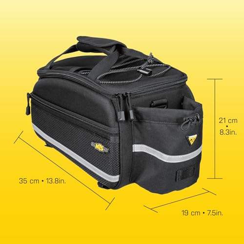 2024 Model Bicycle Trunk Bag with Strap Mount - Weather-Resistant Cycling Storage