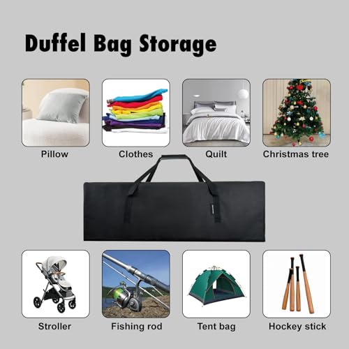 36-Inch Foldable Duffel Bag for Camping Gear and Travel Equipment