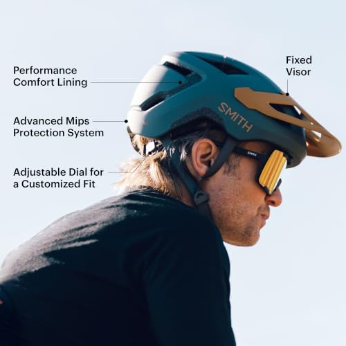 MTB Cycling Helmet with MIPS Impact Protection - Matte Black, Medium