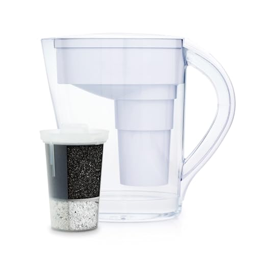 Santevia MINA Alkaline Water Filter 3-Pack for Pitcher | Removes Lead & Chlorine