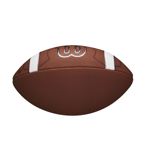 Wilson GST SpeedSkin Official Size American Football - Brown, Grip & Control