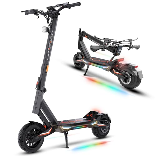 Joyful Rider 1000W Electric Scooter 30MPH Long Range Off-Road Foldable Adult E-Scooter