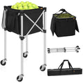 Foldable Tennis Ball Cart with Large Capacity & Lightweight Aluminum