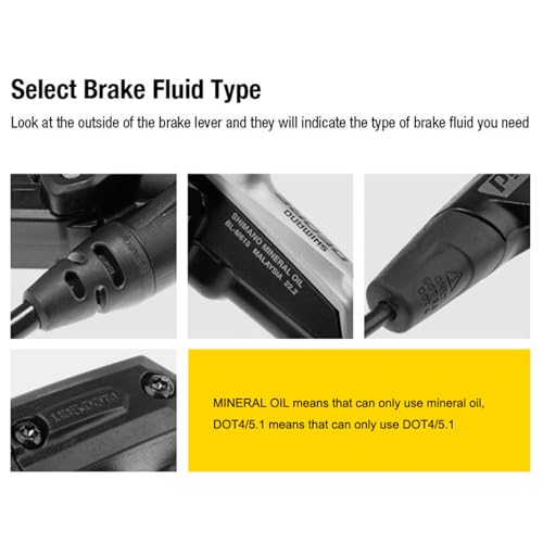 High Performance DOT 5.1 Brake Fluid for Bicycle Hydraulic Disc Brakes 120ml